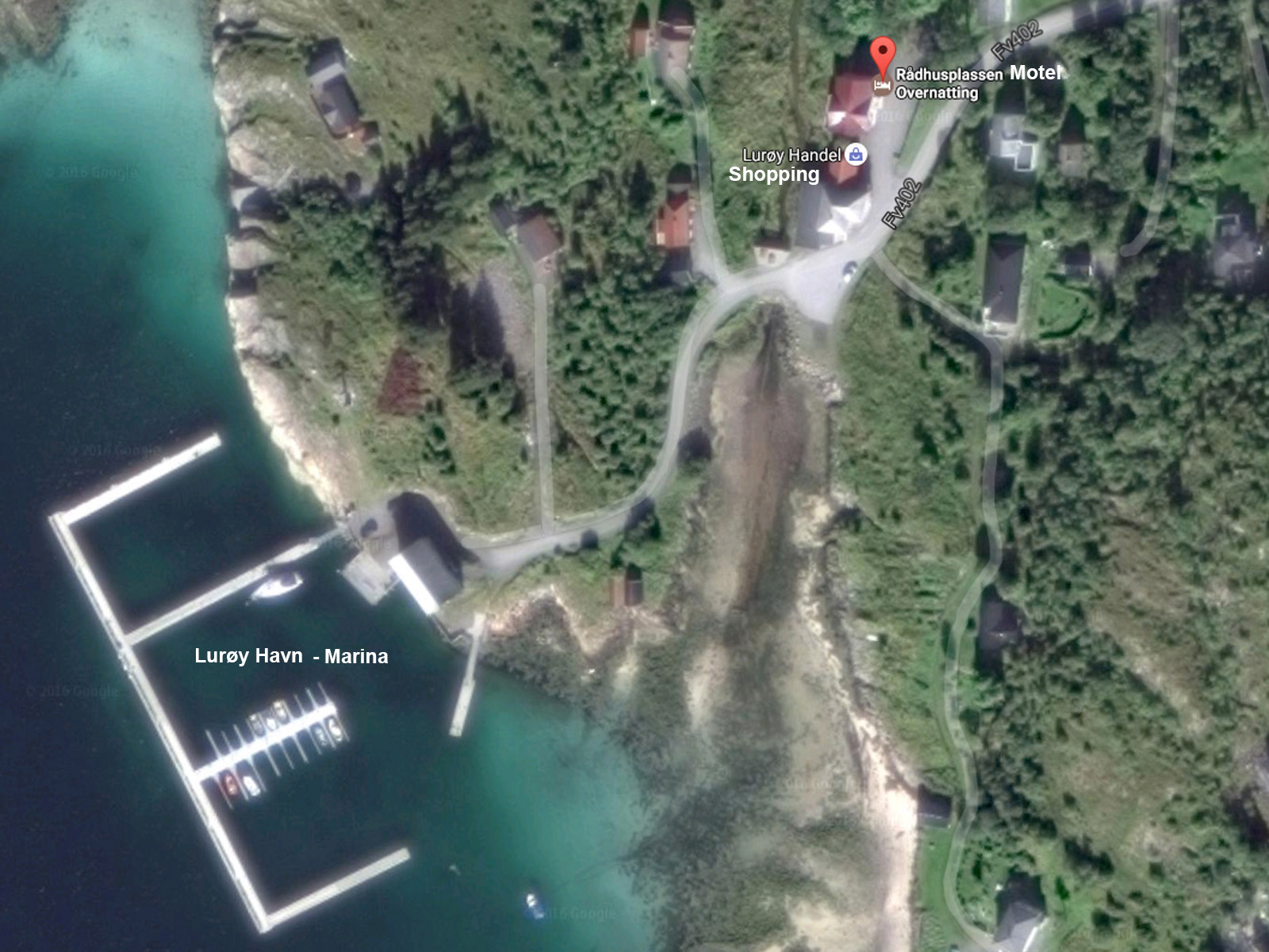 Oversikt over Lurøy havn